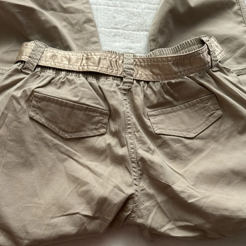 NWT-abercrombie kids Belted Cargo Pants - Picture 6 of 7